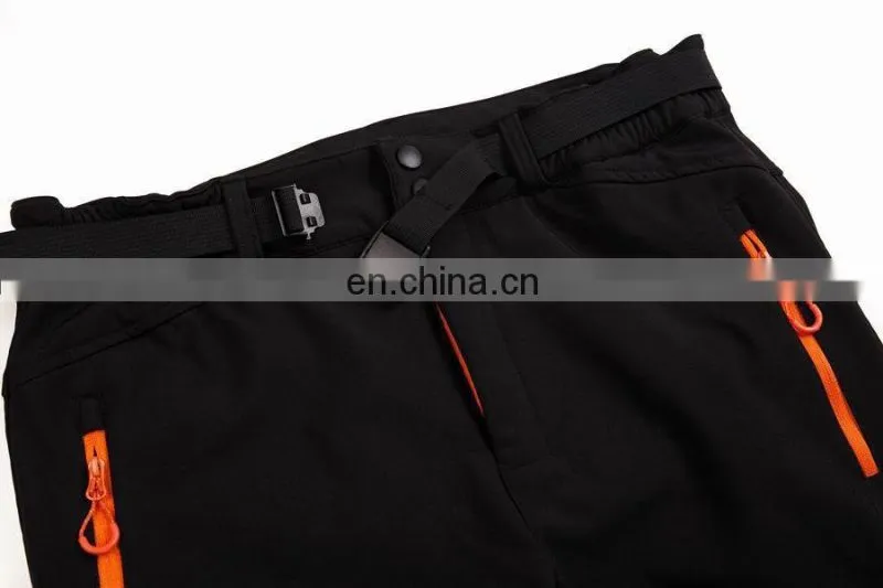 Outdoor waterproof men's sport softshell pants