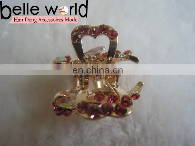High Quality Jewel Mini Rhinestone Hair Claw Clip