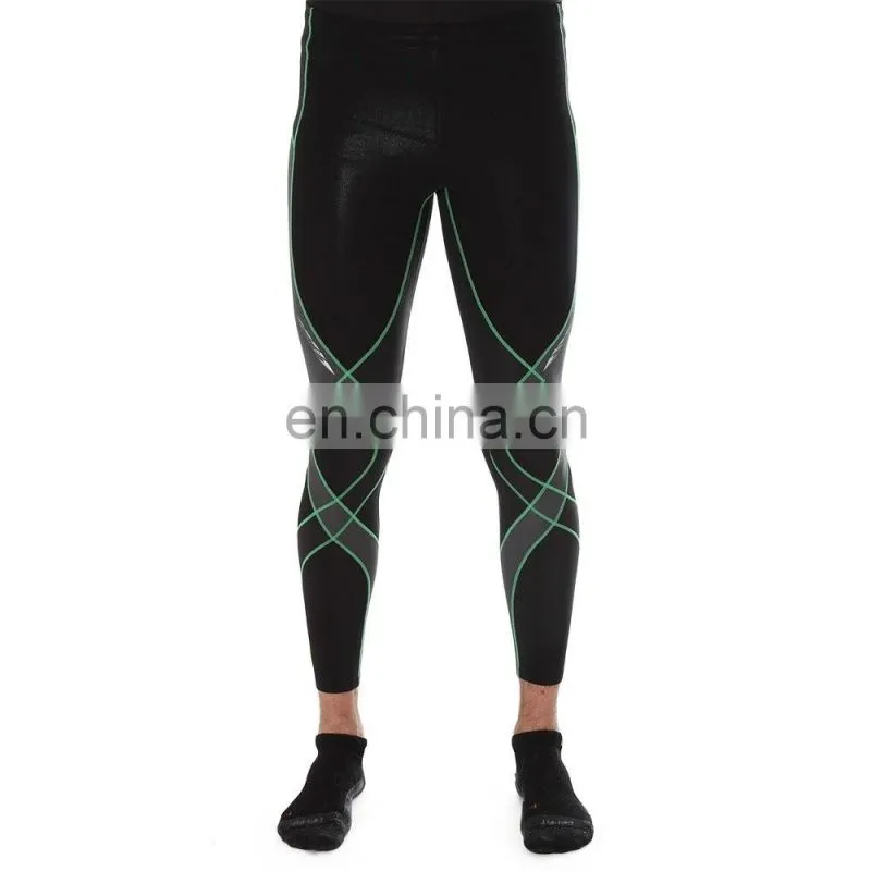mens printing strengthen custom compression pants