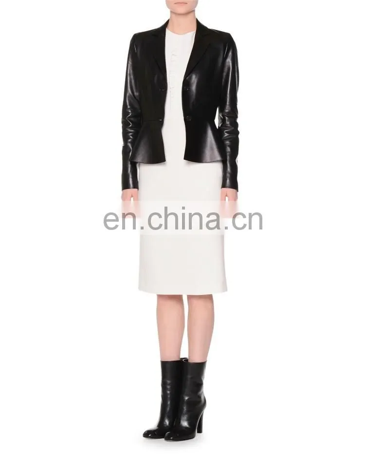 genuine leather jacket women