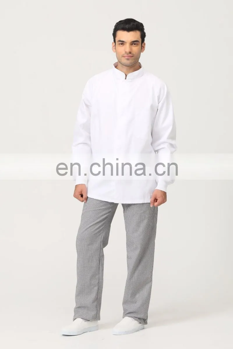 Stain Resistant Fabric Receptionist Uniforms Mens Formal Trousers