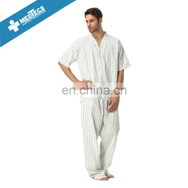 Flame Retardant Nightwear Hospital Pajamas for patient