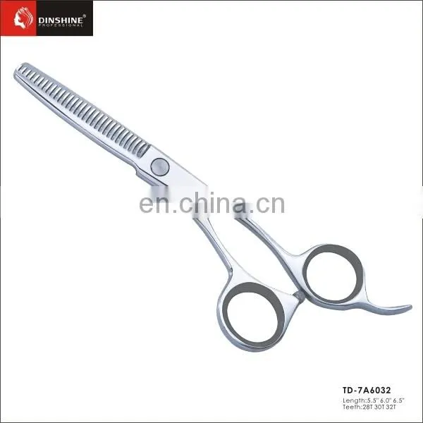 2016 hot sale Hair scissors beautiful titanium barber hair scissors