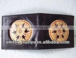 Genuine Leather gents wallet manufacturer, original leather wallet exporter