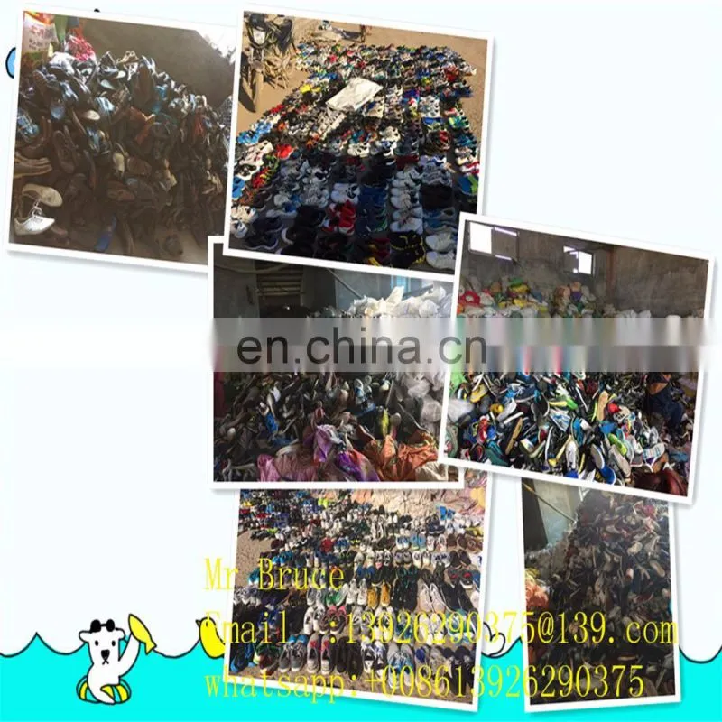 Cheap wholesale used shoes in china/second hand clothes in bales for uganda