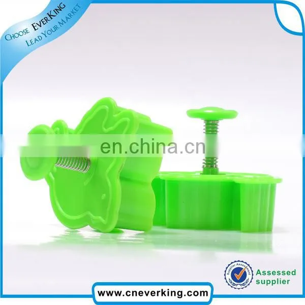 love bird shape plastic cookie cutter in mold
