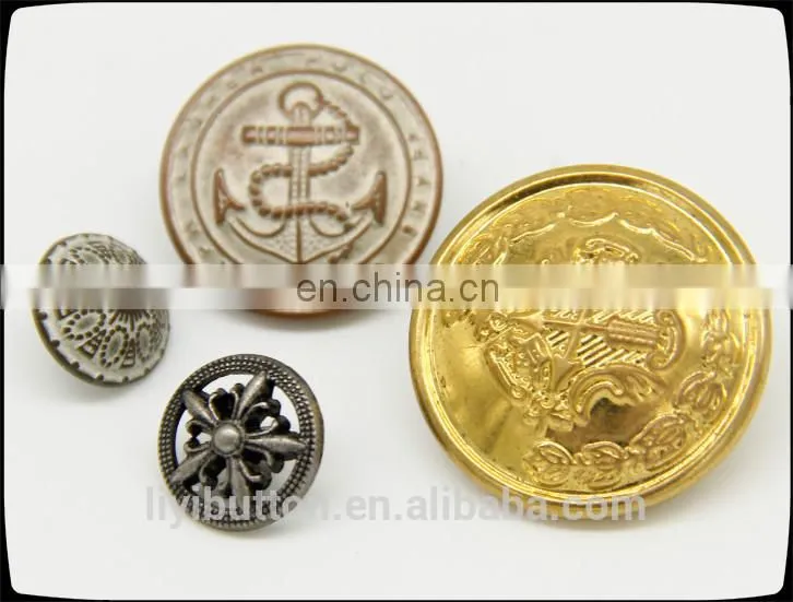 high quality sewing four holes button metal button for coat