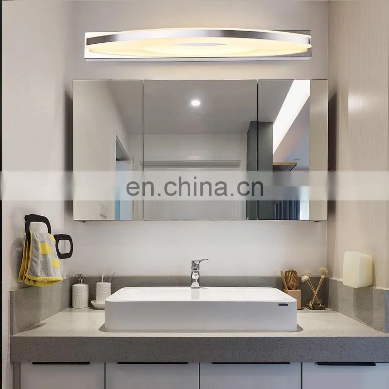 Mirror Light fashion hotel bathroom LED wall lamp stainless steel lights