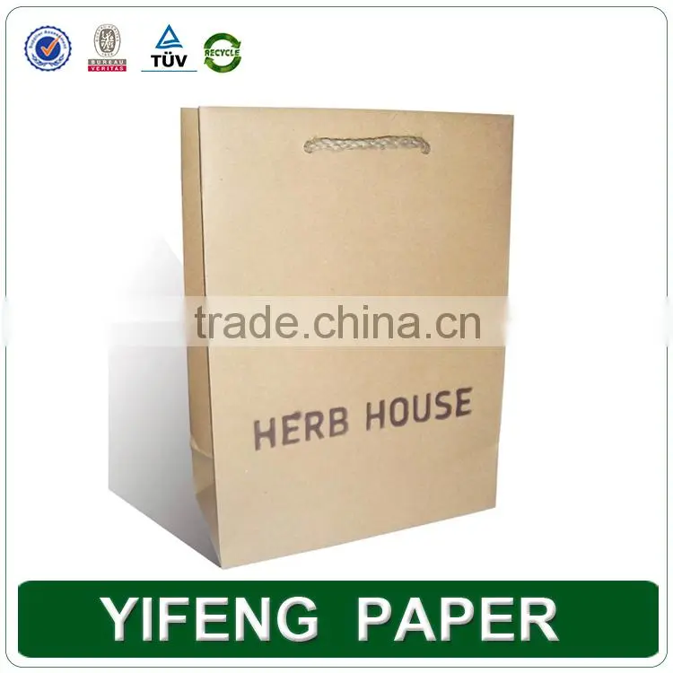 High Quality Recyclable Custom Printed Kraft Paper Bag