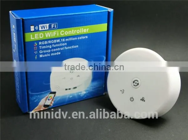 192W/384W High-powered WiFi LED Controller for DC12V/24V Full-color RGB/RGBW LED Strip with Remote Control APP for Android IOS