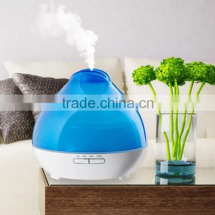 300ml Electric Aromatherapy Essential Oil Diffuser Wood Grain Necklace