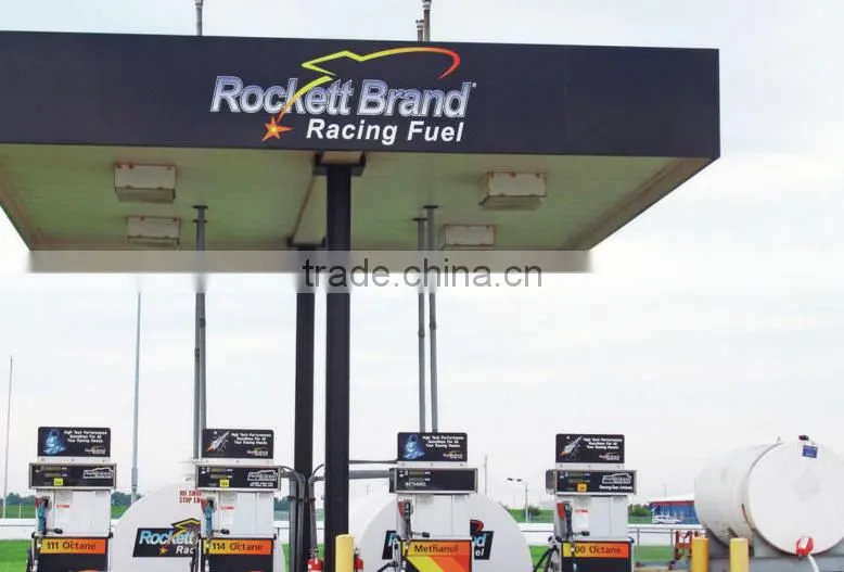 Economic steel building structures fuel filling station