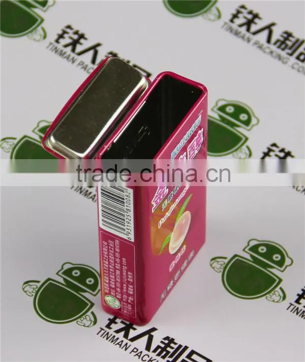 Chewing gum tin box