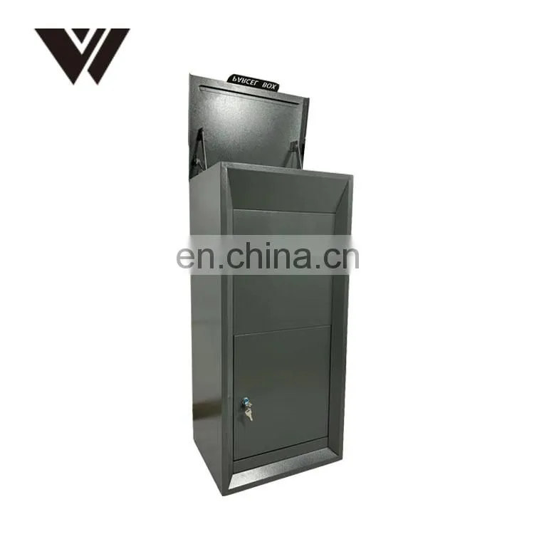Metal modern waterproof Wall Mounted Apartment Building Storing Letters Mailboxes with Post