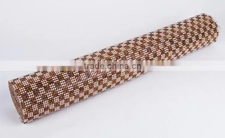 Fashion Design Crystal Rhinestone Mesh Trim Rhinestone Sheet