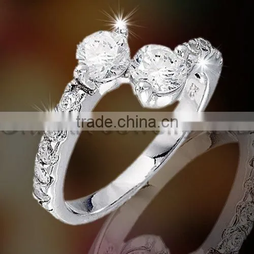 cheap wholesale new jewelry with high quality cute spot silver rings with fast delivery