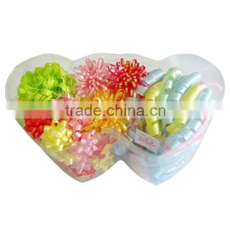 2016 ribbon star bow and ribbon eggs for gift packingaging or holiday decoration