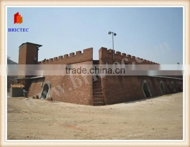 Auto linea de produccion de ladrillo con horno automatic hollow brick making machine