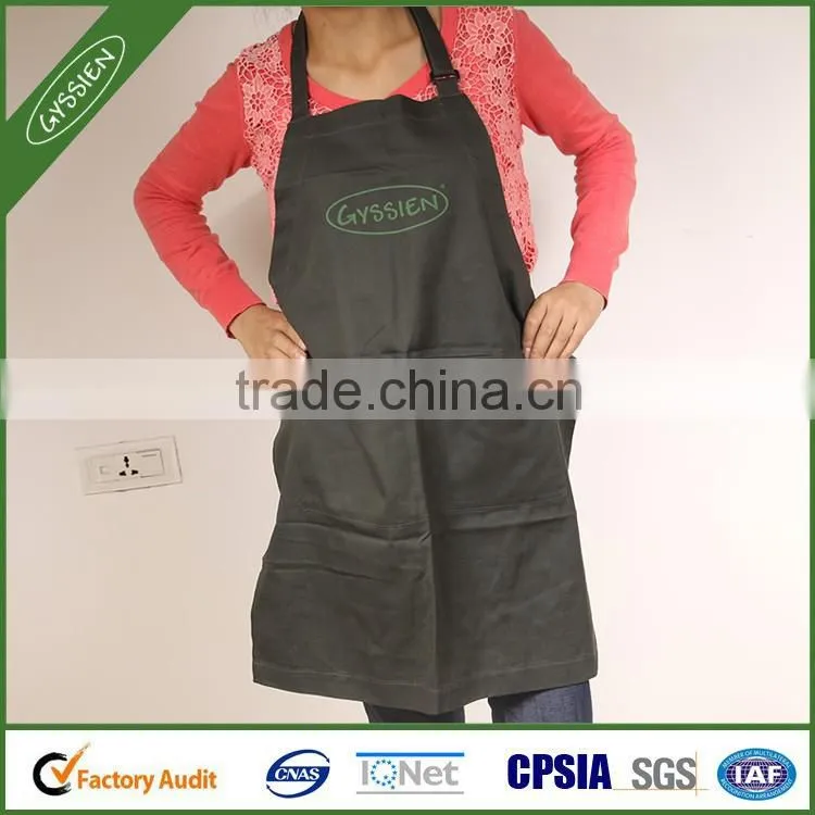 Multi-color fashionable eco-friendly cooking apron,cotton kitchen apron