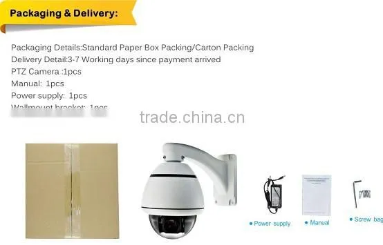 new product sony cmos ptz dome camera 10X optical zoom mini color ptz camera 1080P HD TVI High Speed Dome Camera