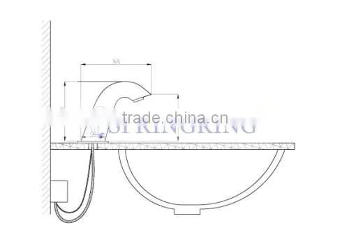 Water Saver Hands Free Basin Faucet Sensor