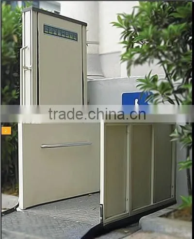 movable disabled telescopic ladder, telescopic ladder with no obstacle