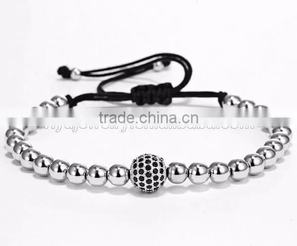 2016 New Fashion Popular Macrame Beads Bracelet With With TOP BEST PVD Plating