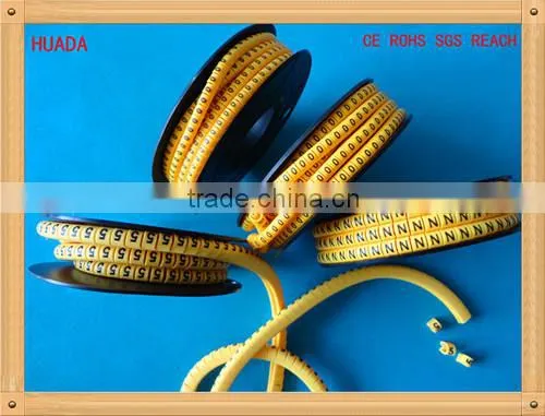 ec-3 yellow armoured cable marker steel strips