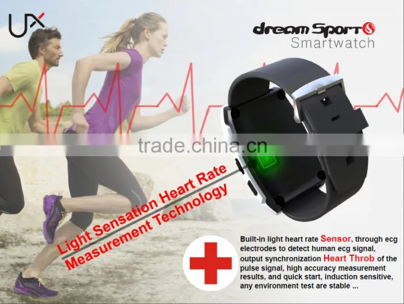 2015 Bluetooth 4.0 1.44' Screen Android & IOS i5 smart watch phone