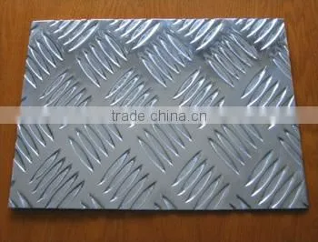 aluminum two- bar tread plate