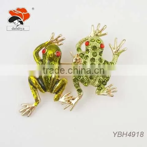 Promotion Snowman Rhinestone Europen Style Crystal Brooch And Copper Brooch For Party