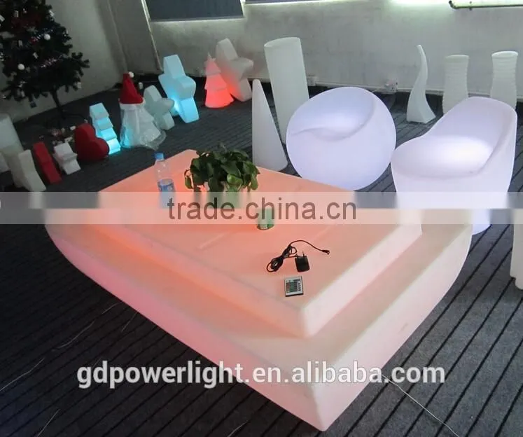 PE Plastic LED Bar Table with remote 16049E