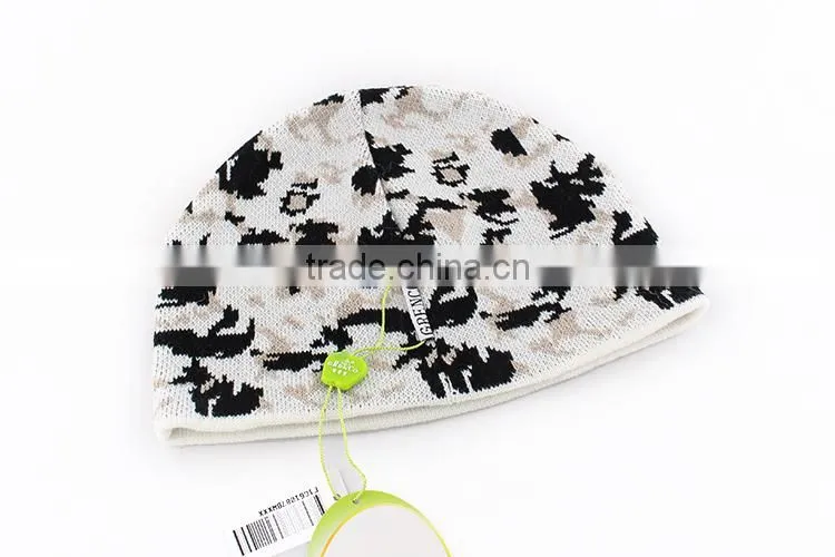 Wholesale keep warm cashmere wool knitted hat for 2-15years old children