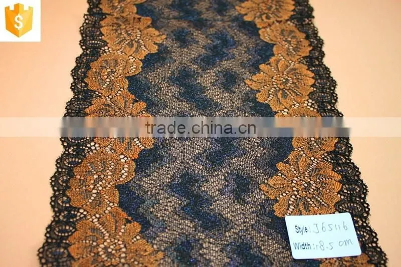 french new design embroidery lace fabric for underwear and bra