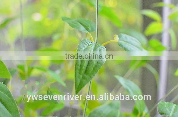 4 small bifurcation, fern leaf simulation leaves cane Simulation of green plants Simulation flower vines Fake flowers adornment