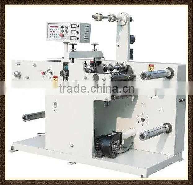 Label Slitting Machine With Rotary Die-cutting Station