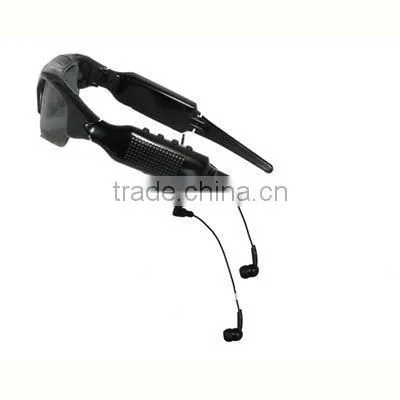 2012 new Bluetooth MP3 digital video sunglasses, support TF/MicroSD