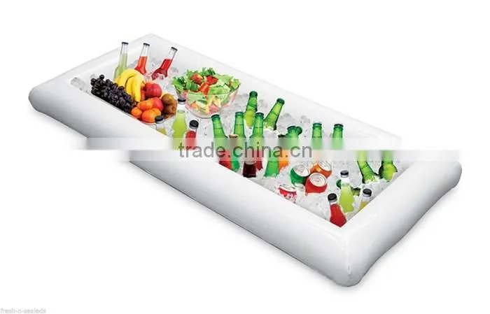 Inflatable Serving Bar Buffet Salad Ice Cooler Outdoor Picnic Camping Party Yard