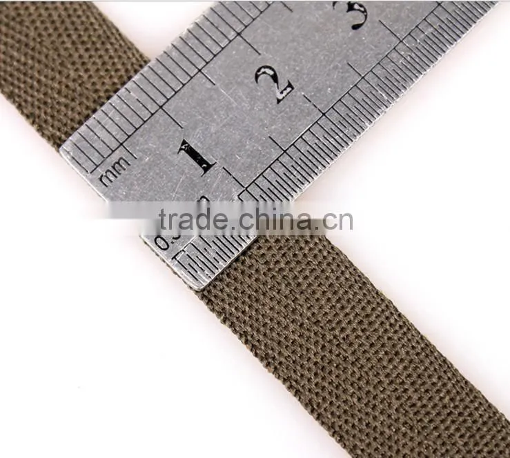 Webbing wholesale,2.5cm,Polyester Herringbone Army Green Webbing,Straps,Apparel,Luggage Webbing