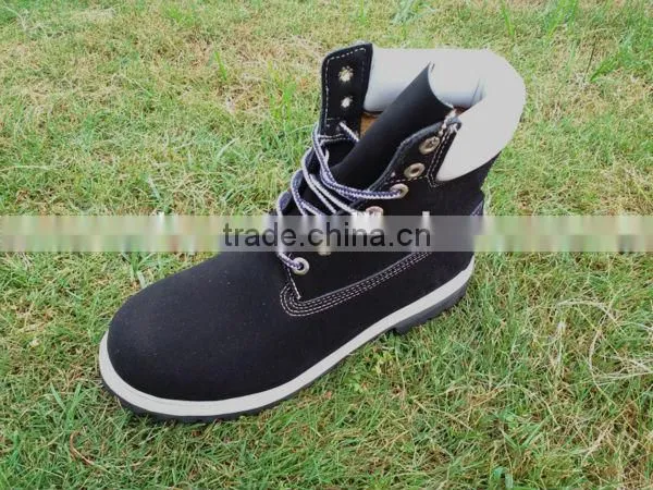 supply steel toe safety shoes wear-resisting protective shoe non slip leather safety boots wholesale work shoes