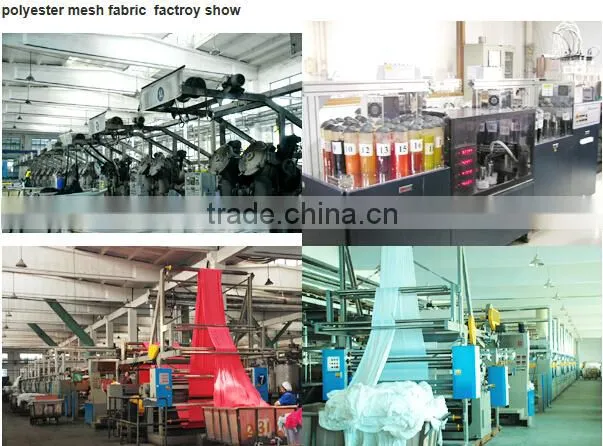 china chuangyuan tricot factory supply dyeing tricot nylon mesh fabric