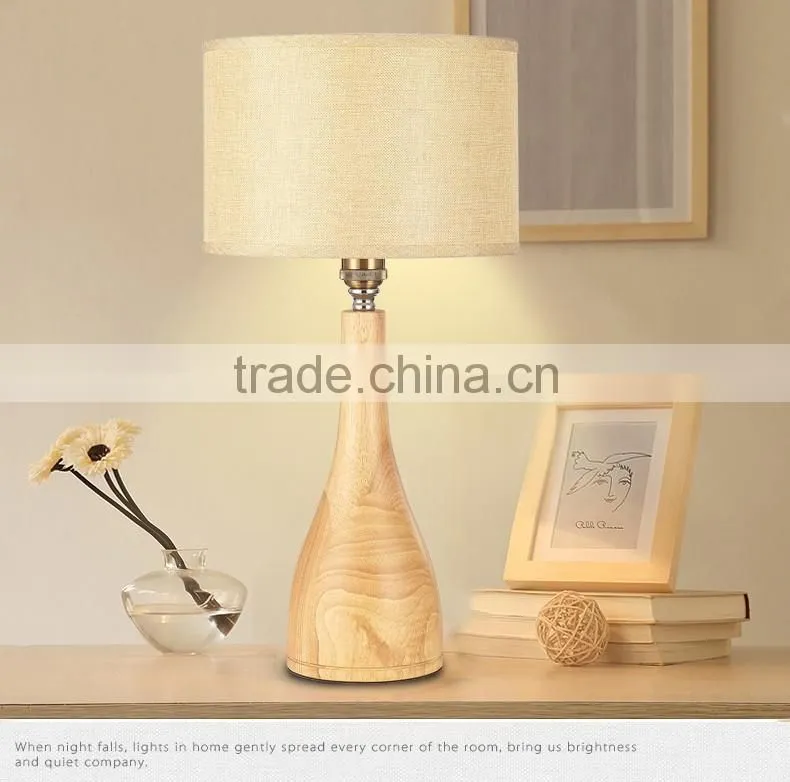 LED Wood table lamp LED Wood table Light JK-879-02 Modern Lighting Decorative Wood Base Bulb Table Lamp