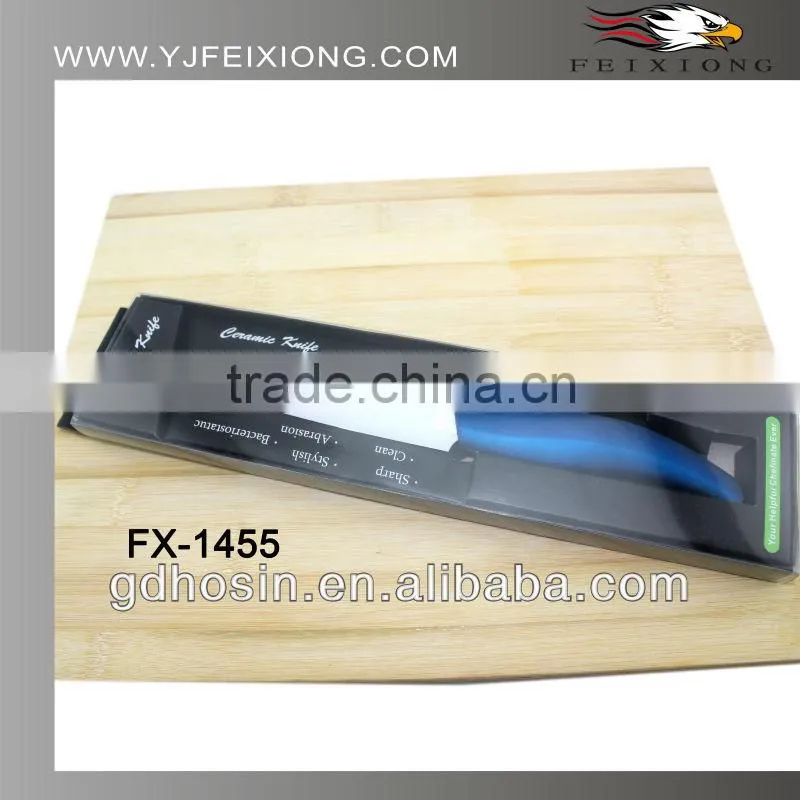 3" colorful handle ceramic knife with window box