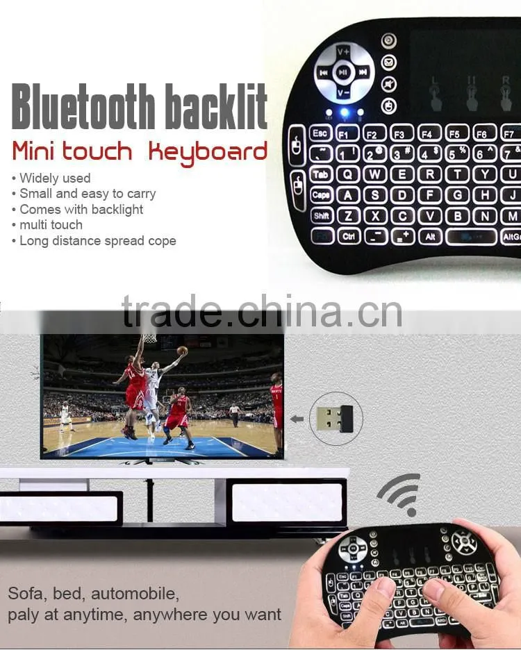 K08II Mini wireless keyboard mouse combo air mouse with backlight