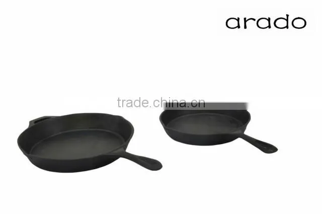 wholesale German Pre-seasoned cast iron cookware skillet