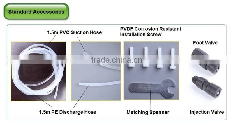 0.7-50LPH,16-1Bar Made in China Detergent Metering Pump