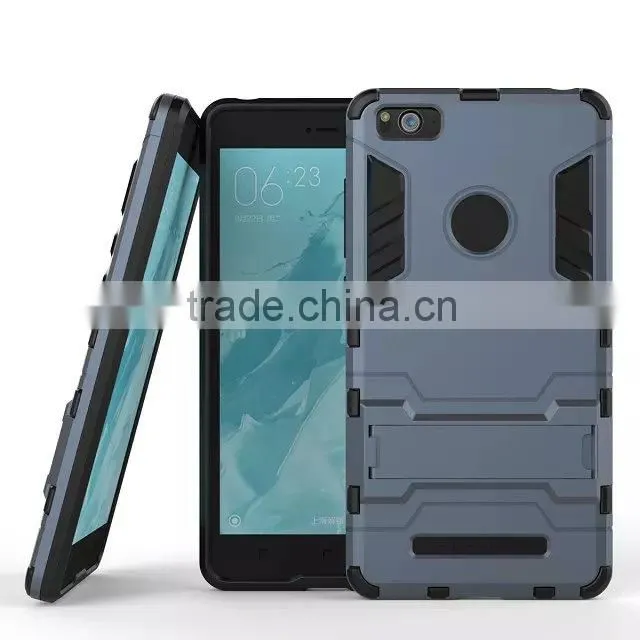 Newest Design For Xiaomi 4C Rubber Gel Back Stand Case MT-4905