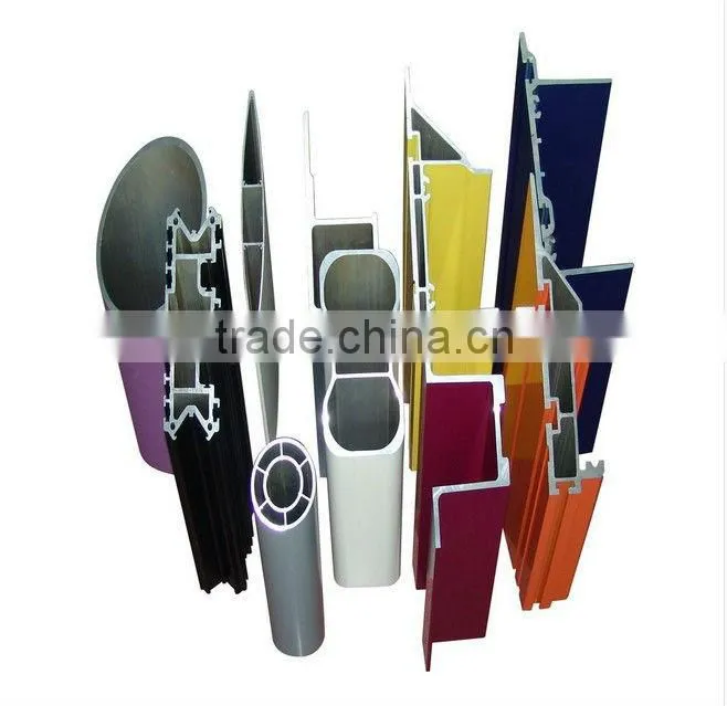 6063 T5 aluminium profiles for casement and sliding windows and doors