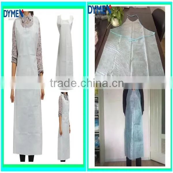 OEM Machine White Cheap High Qulity Disposable PE Apron