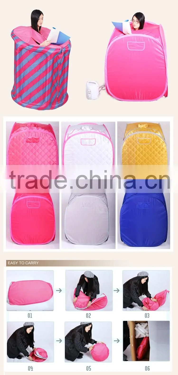 Manufacturer Portable One Person Sauna Steam Room
